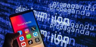 Child Safety Claims Filed Against Meta, TikTok Smartphone showing social media apps with text background.