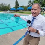 Lifeguards rescue driver who crashed car into pool in Connecticut