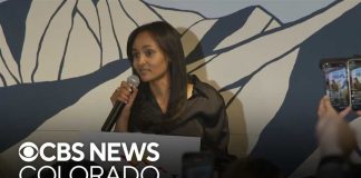 Young Democratic Socialist Defeats Longtime Incumbent Melat Kiros speaks to supporters after projected win in Colorado Congressional primary