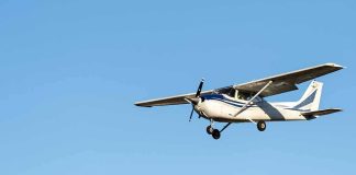 Supreme Court to Test Limits of Government Seizure Single-engine airplane flying against clear blue sky