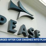 Airport officials discuss next steps after NH driver allegedly crashes through fence, strikes plane