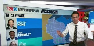 Wisconsin Democrats Split in Close Primary Kornacki previews ‘topsy turvy’ Wisconsin gubernatorial race between Francesca Hong & David Crowley