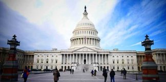 Pentagon Strips Kendall’s Clearance Over Air Force One Leak United States Capitol building with visitors on the plaza