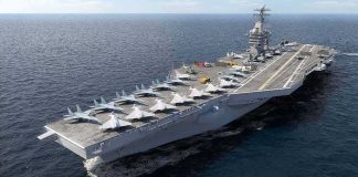 Pentagon Denies Deaths, Suicide Spike on Carrier Aircraft carrier at sea with fighter jets on deck