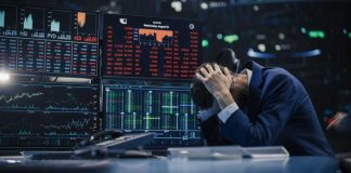 Brazil Stocks Could Jump 20% After Election Trader stressed out by multiple declining stock charts.