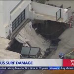 Driveway collapses at Malibu home amid coastal erosion issues