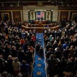 A Senate Exchange That Turned Heads. Legislative chamber audience stands and applauds