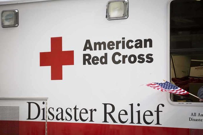 shutterstock_587514467 American Red Cross disaster relief vehicle side