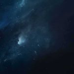 night sky with stars and faint nebula